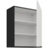 Obrazek Szafka Kuchenna Aria-Wh/Bl Anti Fingerprint 60g-72 1f