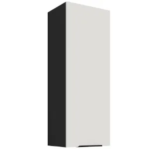 Obrazek Szafka Kuchenna Aria-Wh/Bl Anti Fingerprint 40g-108 1f