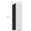 Obrazek Szafka Kuchenna Aria-Wh/Bl Anti Fingerprint 30g-108 1f