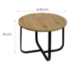 Obrazek Stolik Pmc-Ct2514 Naturalny/Czarny