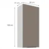Obrazek Szafka Kuchenna Aria-Ta/Wh Anti Fingerprint 50g-108 1f