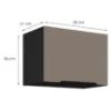 Obrazek Szafka Kuchenna Aria-Ta/Bl Anti Fingerprint 50gu-36 1f