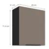 Obrazek Szafka Kuchenna Aria-Ta/Bl Anti Fingerprint 60g-72 1f