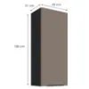 Obrazek Szafka Kuchenna Aria-Ta/Bl Anti Fingerprint 45g-108 1f