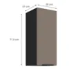 Obrazek Szafka Kuchenna Aria-Ta/Bl Anti Fingerprint 30g-72 1f