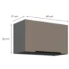 Obrazek Szafka Kuchenna Aria-Ta/Ant Anti Fingerprint 60gu-36 1f