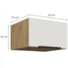 Obrazek Szafka Kuchenna Aria-Wh/Ar Anti Fingerprint 60 Nagu-36 1f