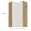Obrazek Szafka Kuchenna Aria-Wh/Ar Anti Fingerprint 60x60 Gn-108 2f (90°)