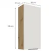 Obrazek Szafka Kuchenna Aria-Wh/Ar Anti Fingerprint 50g-108 1f