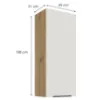 Obrazek Szafka Kuchenna Aria-Wh/Ar Anti Fingerprint 45g-108 1f