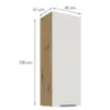 Obrazek Szafka Kuchenna Aria-Wh/Ar Anti Fingerprint 40g-108 1f