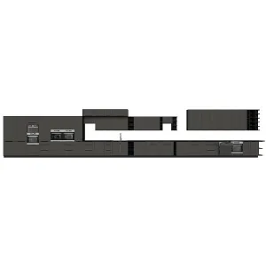 Obrazek Szafka Kuchenna Aria-Gr/Bl Anti Fingerprint 60g-72 1f