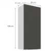 Obrazek Szafka Kuchenna Aria-Gr/Wh Anti Fingerprint 50g-108 1f