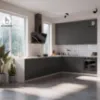 Obrazek Szafka Kuchenna Aria-Gr/Wh Anti Fingerprint 40g-72 1f