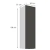 Obrazek Szafka Kuchenna Aria-Gr/Wh Anti Fingerprint 30g-108 1f