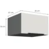 Obrazek Szafka Kuchenna Aria-Wh/Ant Anti Fingerprint 60 Nagu-36 1f
