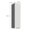 Obrazek Szafka Kuchenna Aria-Wh/Ant Anti Fingerprint 30g-108 1f