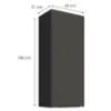 Obrazek Szafka Kuchenna Aria-Gr/Bl Anti Fingerprint 45g-108 1f