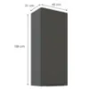 Obrazek Szafka Kuchenna Aria-Gr/Ant Anti Fingerprint 45g-108 1f