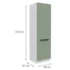 Obrazek Szafka Kuchenna Aria-Sa/Wh Anti Fingerprint 60dk-210 2f