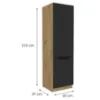 Obrazek Szafka Kuchenna Aria-Bl/Ar Anti Fingerprint 60dk-210 2f
