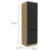 Obrazek Szafka Kuchenna Aria-Bl/Ar Anti Fingerprint 60lo-210 2f