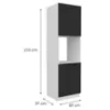 Obrazek Szafka Kuchenna Aria-Bl/Wh Anti Fingerprint 60dp-210 2f