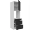 Obrazek Szafka Kuchenna Aria-Bl/Wh Anti Fingerprint 60dps-210 1f 3s