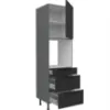 Obrazek Szafka Kuchenna Aria-Bl/Ant Anti Fingerprint 60dps-215 1f 3s