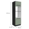 Obrazek Szafka Kuchenna Aria-Sa/Bl Anti Fingerprint 60dpm-210 2f