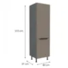 Obrazek Szafka Kuchenna Aria-Ta/Ant Anti Fingerprint 60lo-215 2f