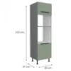 Obrazek Szafka Kuchenna Aria-Sa/Ant Anti Fingerprint 60dpm-215 2f