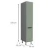 Obrazek Szafka Kuchenna Aria-Sa/Ant Anti Fingerprint 40dk-215 2f