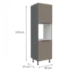 Obrazek Szafka Kuchenna Aria-Ta/Ant Anti Fingerprint 60dp-215 2f