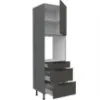 Obrazek Szafka Kuchenna Aria-Gr/Ant Anti Fingerprint 60dps-215 1f 3s