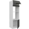 Obrazek Szafka Kuchenna Aria-Gr/Wh Anti Fingerprint 60dpm-210 2f