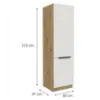 Obrazek Szafka Kuchenna Aria-Wh/Ar Anti Fingerprint 60lo-210 2f