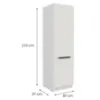Obrazek Szafka Kuchenna Aria-Wh/Wh Anti Fingerprint 60dk-210 2f