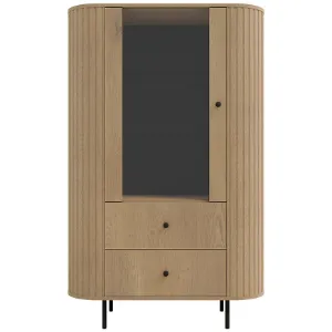 Witryna Ovalio 112  1f 2s Dąb Cremona