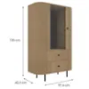 Obrazek Witryna Ovalio 112  1f 2s Dąb Cremona
