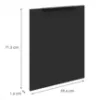 Obrazek Front Kuchenny Zm Aria-Bl/Ant Anti Fingerprint 713x596