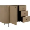 Obrazek Komoda Ovalio 813  1f 3s Dąb Cremona