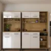Obrazek Buffet Linda Biały/Dąb Lancelot 120 (VIGO)