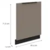 Obrazek Front Kuchenny Zm Aria-Ta/Bl Anti Fingerprint 713x596
