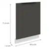 Obrazek Front Kuchenny Zm Aria-Gr/Wh Anti Fingerprint 713x596