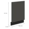 Obrazek Front Kuchenny Zm Aria-Gr/Bl Anti Fingerprint 570x446