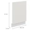 Obrazek Front Kuchenny Zm Aria-Wh/Wh Anti Fingerprint 570x446