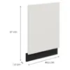 Obrazek Front Kuchenny Zm Aria-Wh/Bl Anti Fingerprint 570x446
