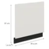 Obrazek Front Kuchenny Zm Aria-Wh/Bl Anti Fingerprint 570x596