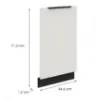Obrazek Front Kuchenny Zm Aria-Wh/Bl Anti Fingerprint 713x446